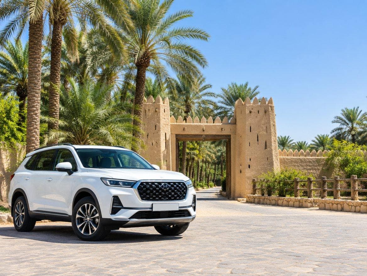 Autovermietung an der Al Ain Oasis — Unternehmen und Preise vergleichen
