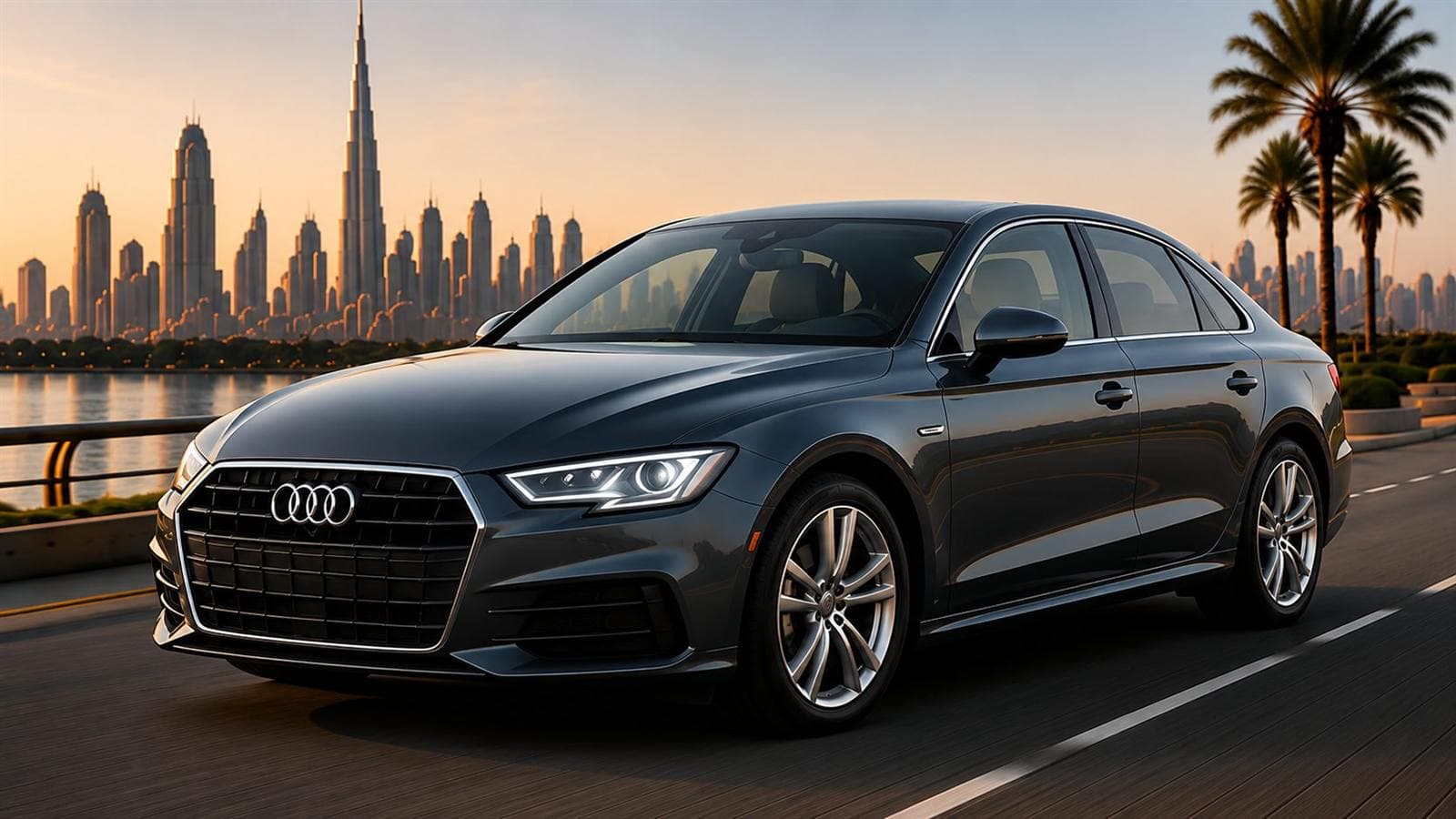 Dubai'de Audi A6 kiralama — şirketleri ve fiyatları karşılaştırın