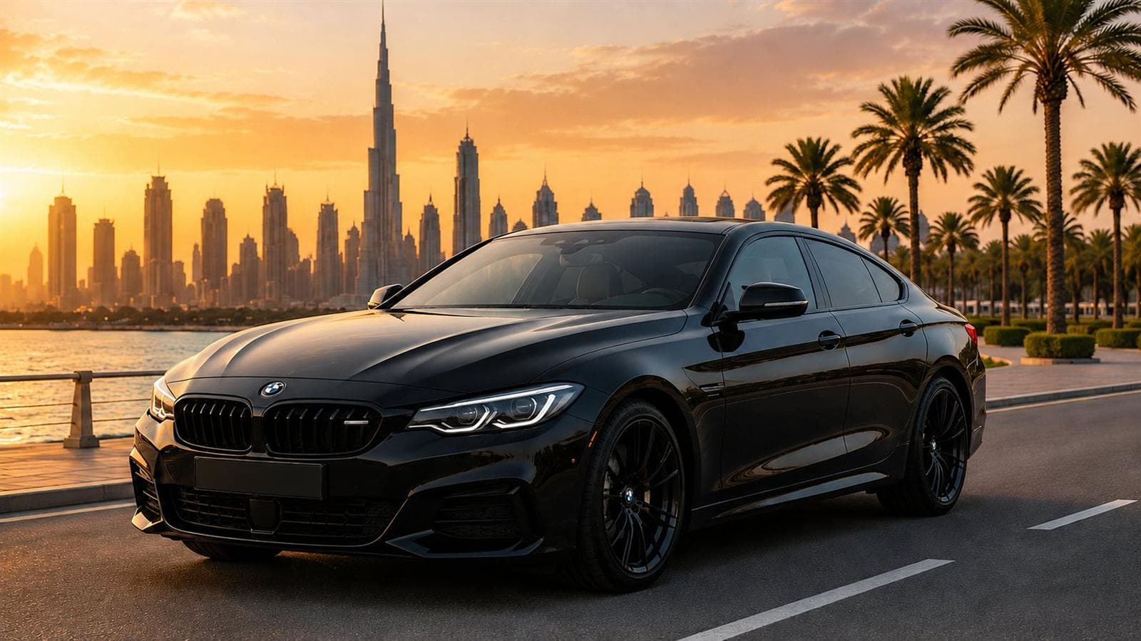 BMW rental car in Dubai