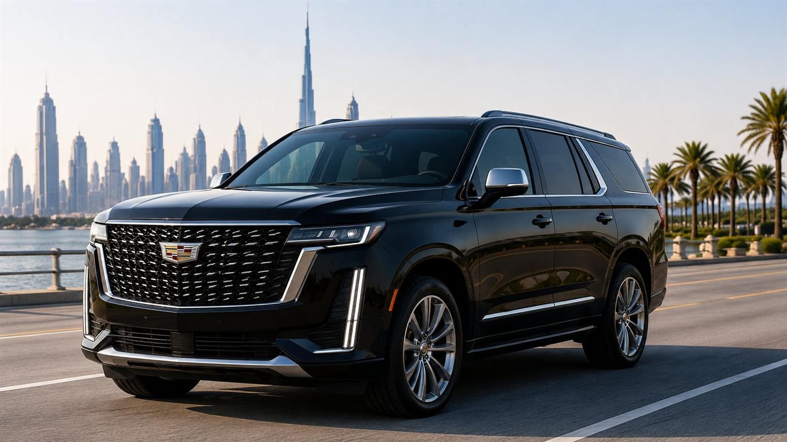Cadillac rental car in Dubai