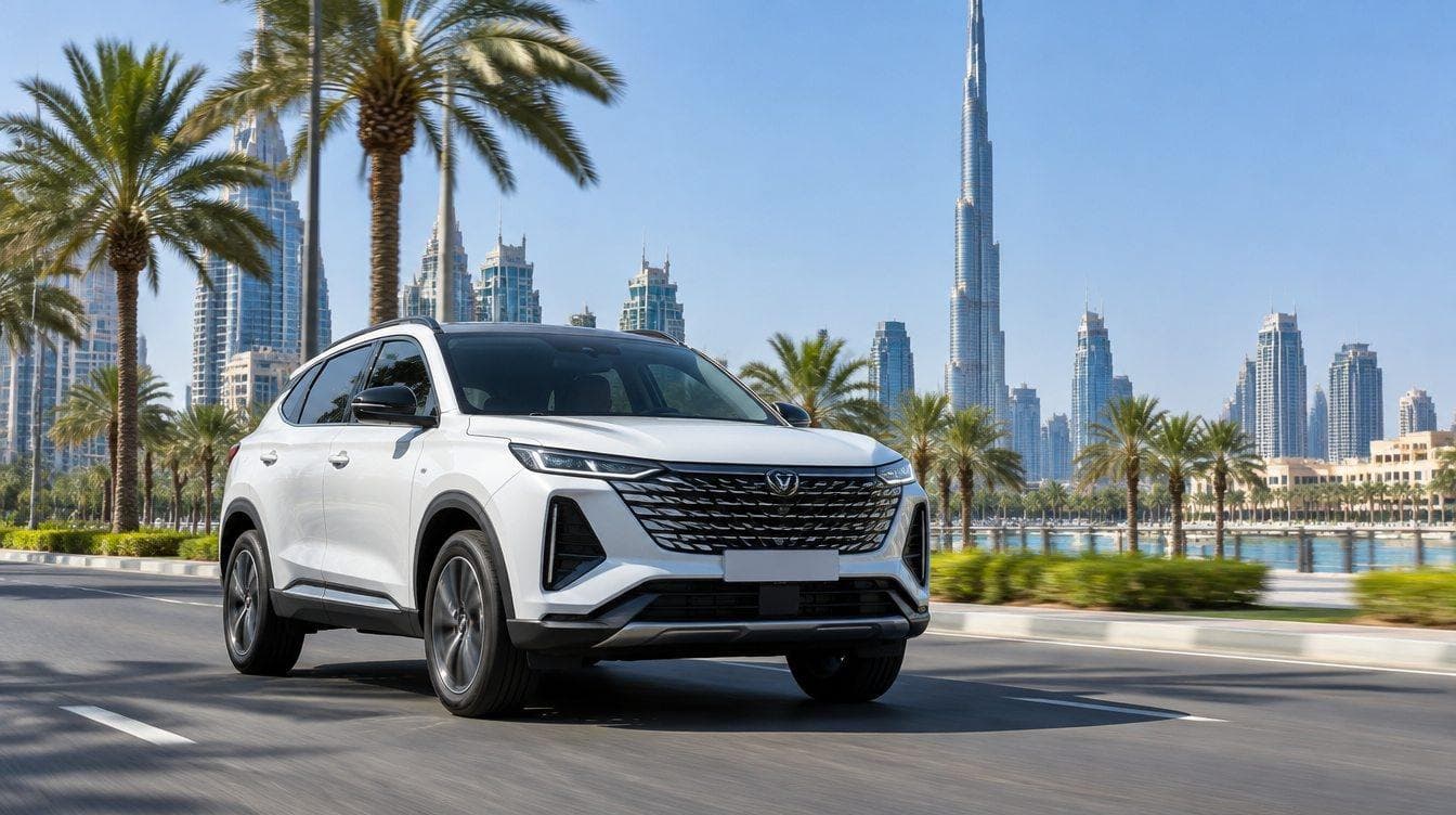Changan rental car in Dubai