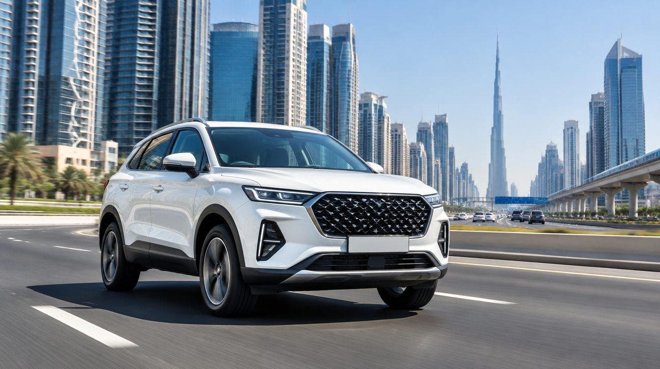 Chery rental car in Dubai