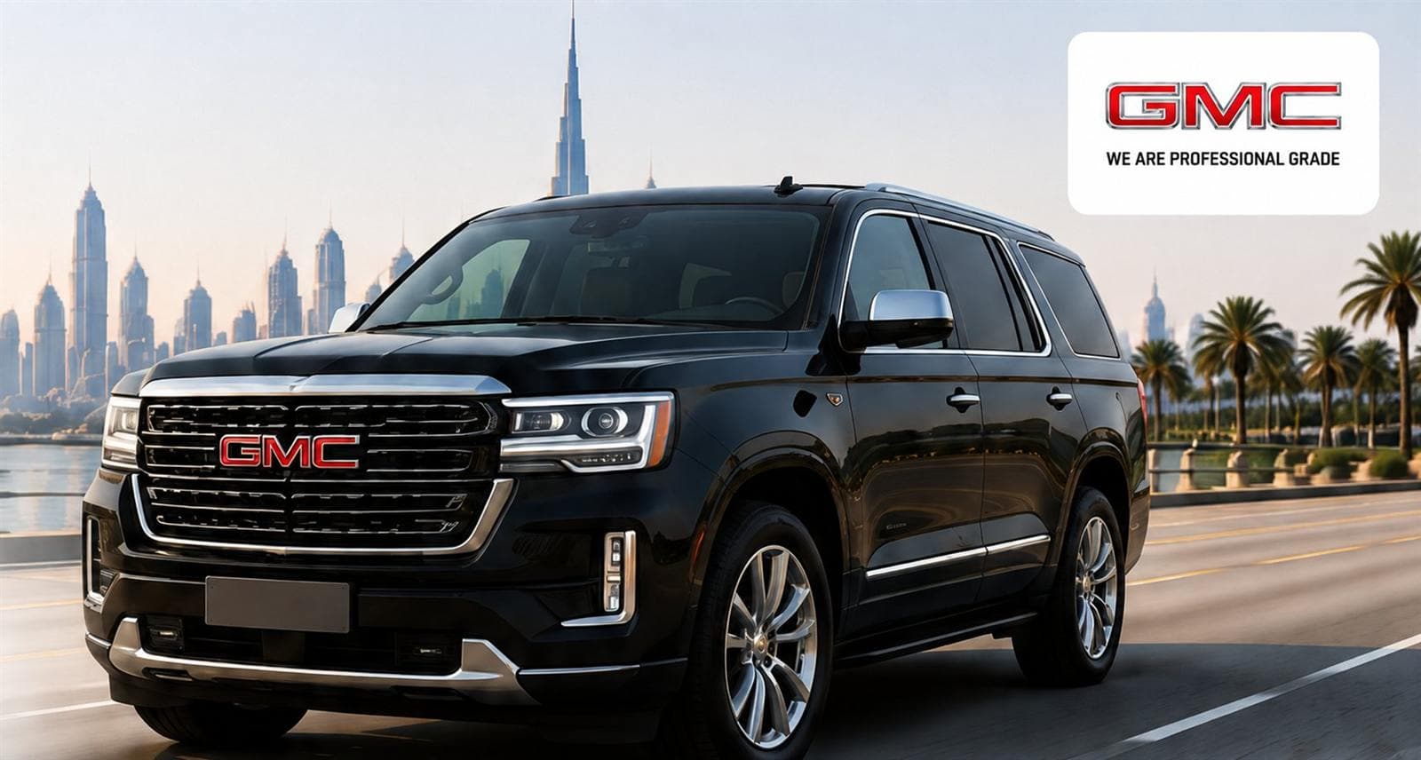 GMC rental car in Dubai