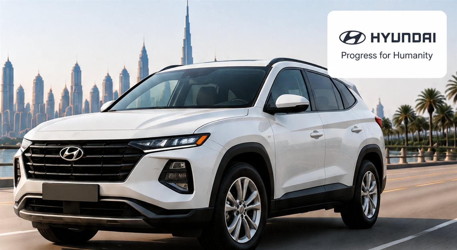 Hyundai rental car in Dubai