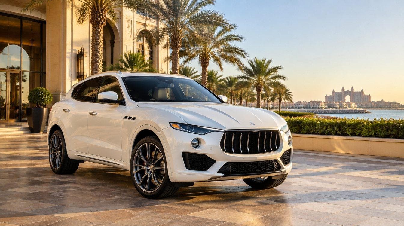Maserati rental car in Dubai