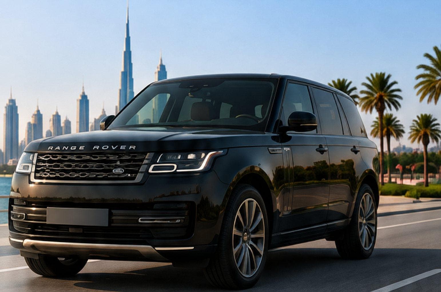 Range Rover rental car in Dubai