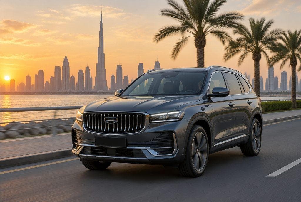 Geely Monjaro rental car in Dubai