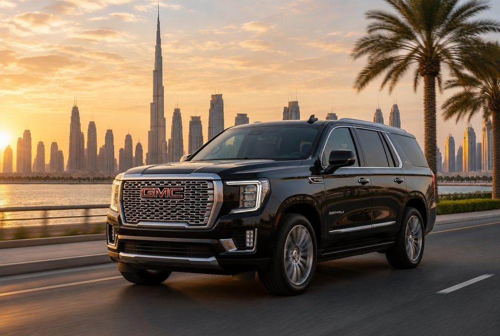 GMC Yukon rental car in Dubai