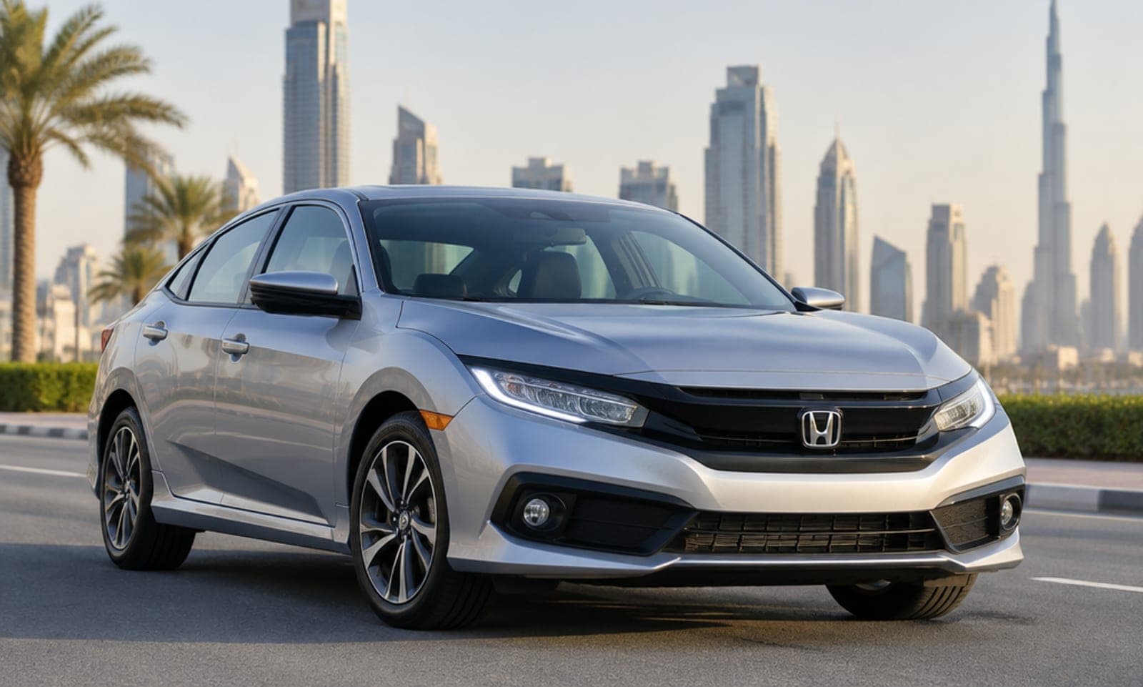 Honda Civic rental car in Dubai