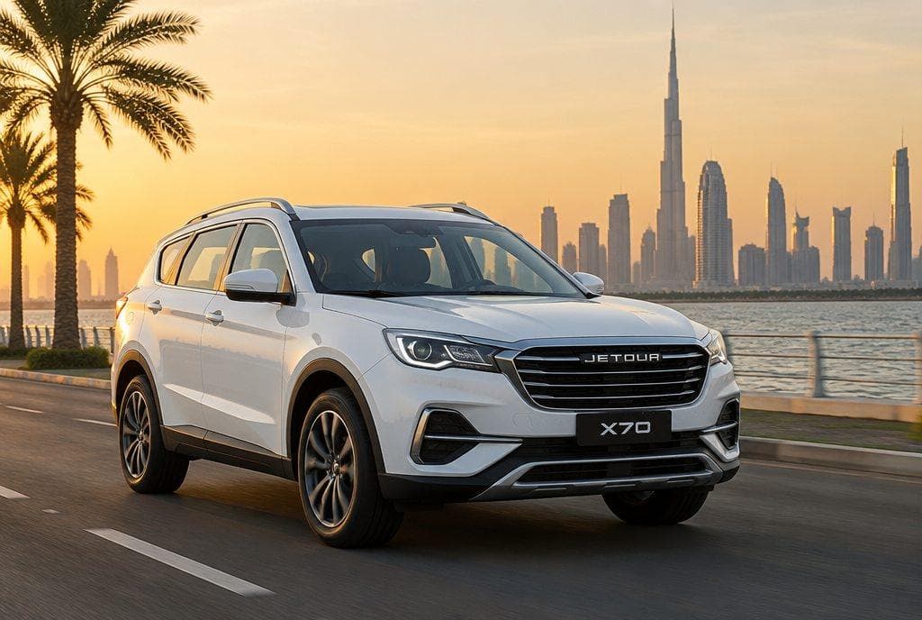 Jetour X70 rental car in Dubai