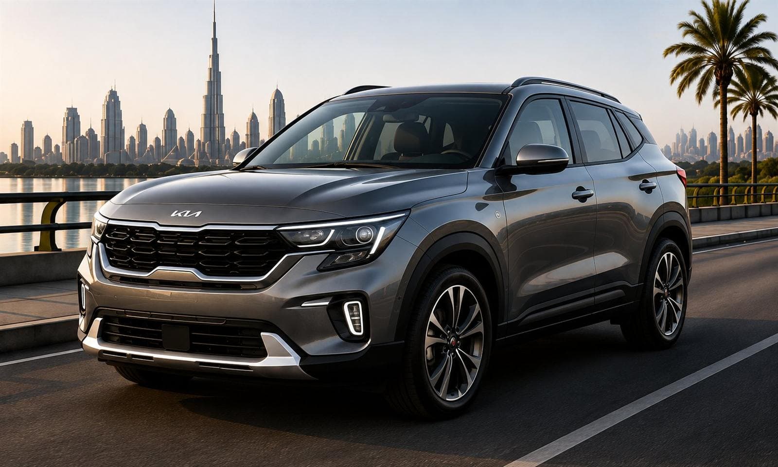 Kia rental car in Dubai