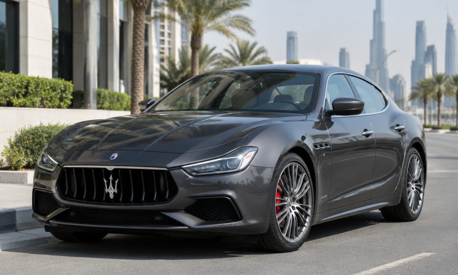 Maserati Ghibli rental car in Dubai