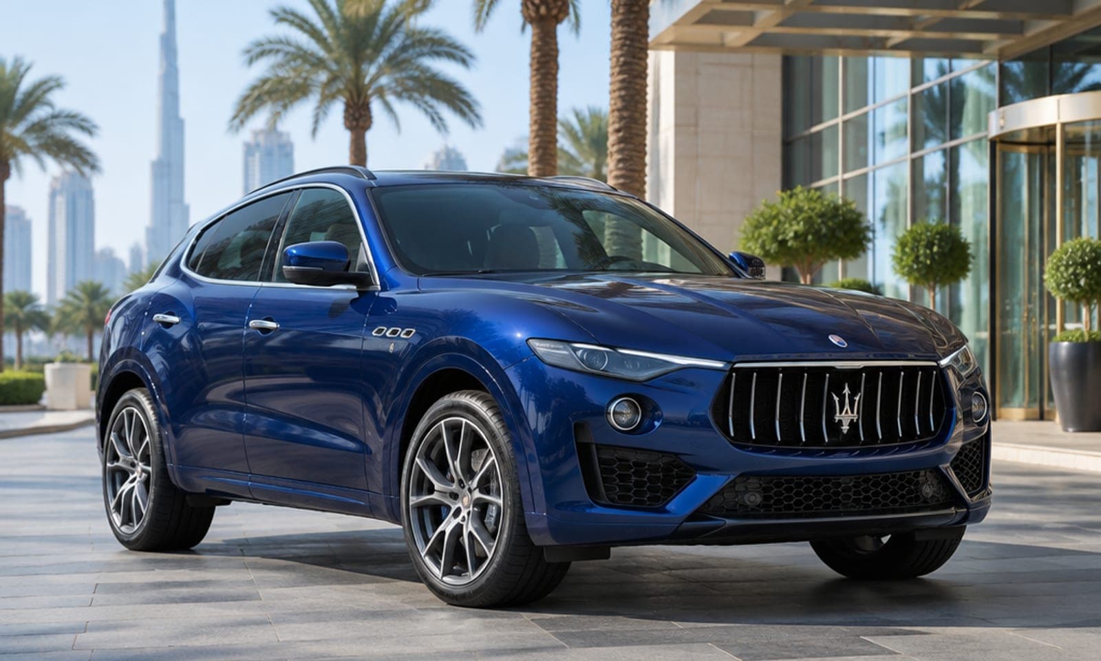 Maserati Levante rental car in Dubai