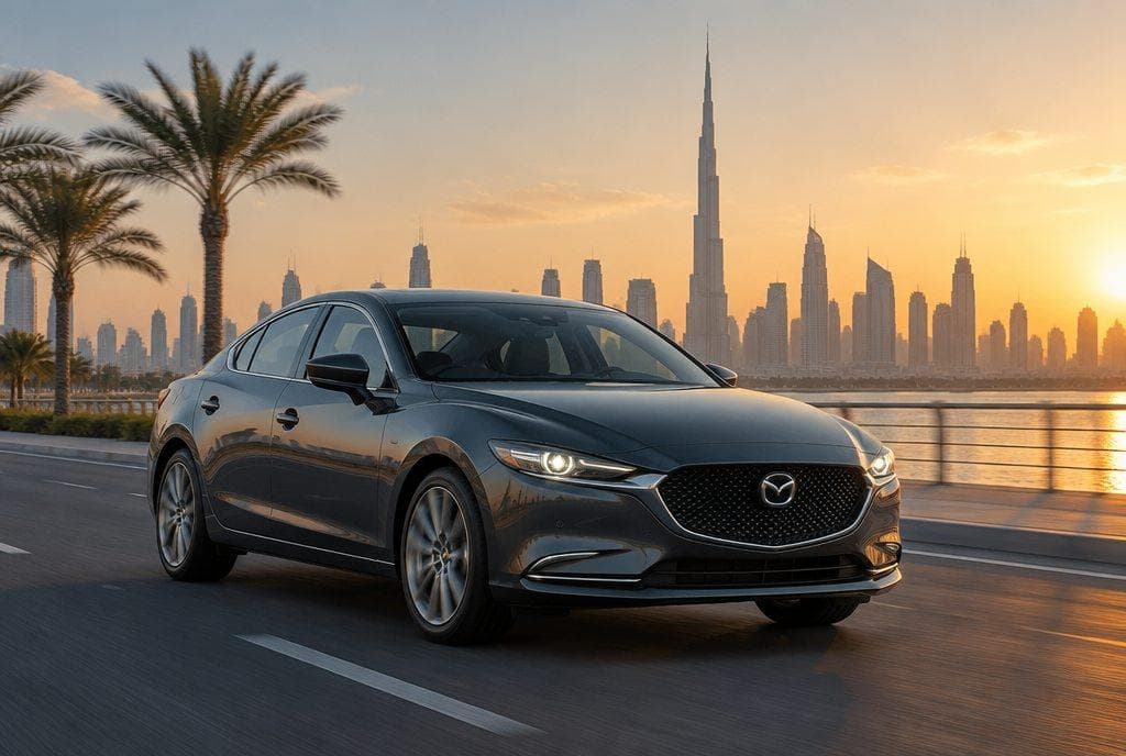Mazda 6 rental car in Dubai