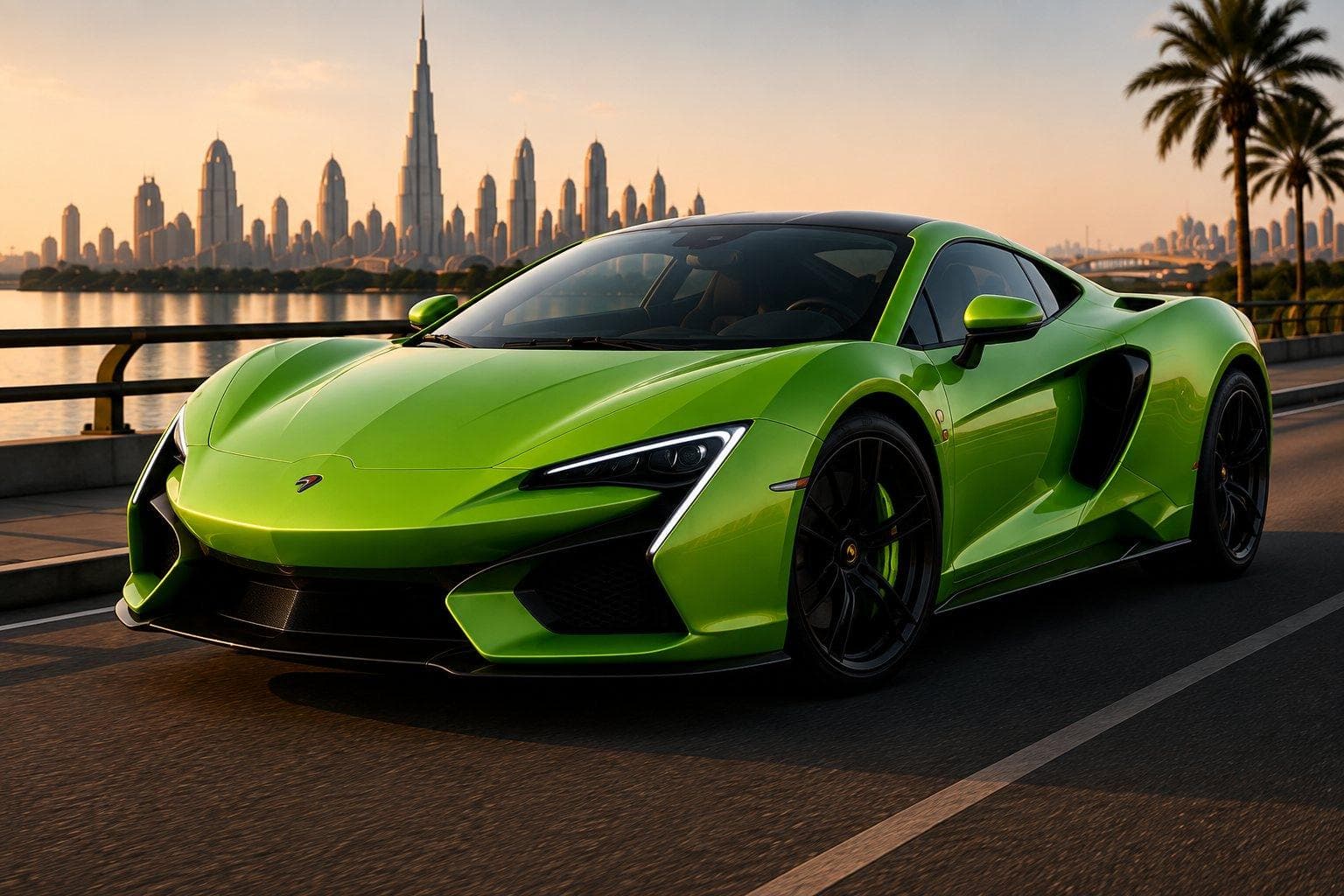 McLaren Artura rental car in Dubai