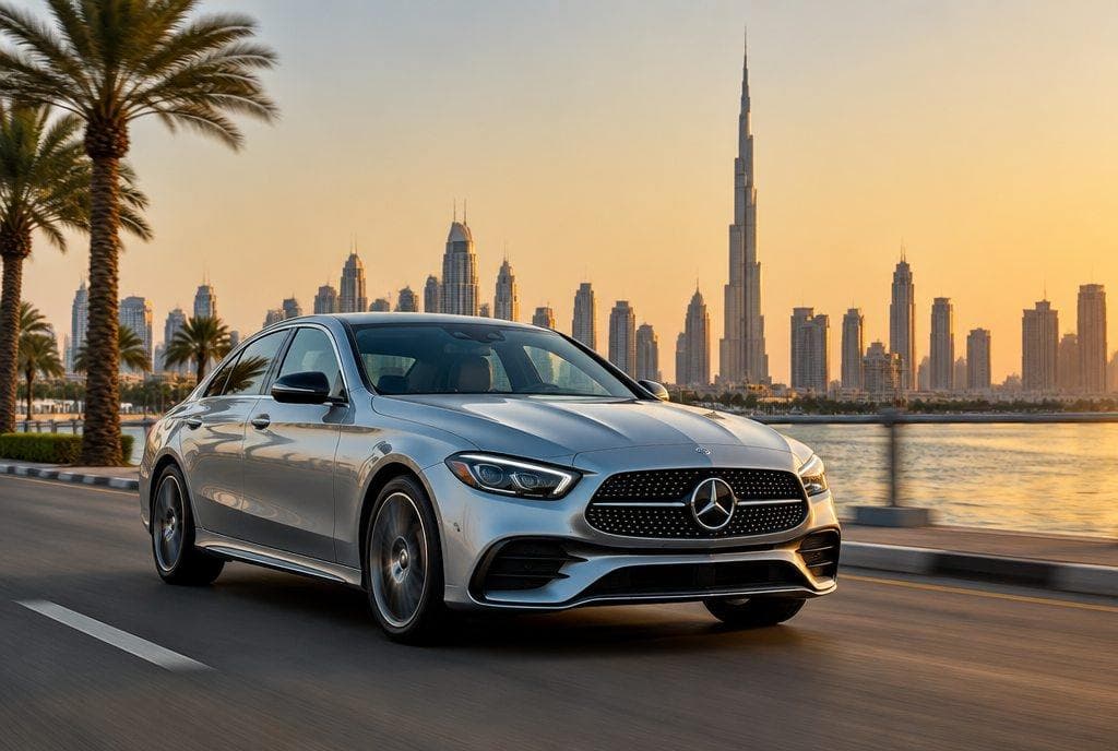 Mercedes-Benz C-Class rental car in Dubai