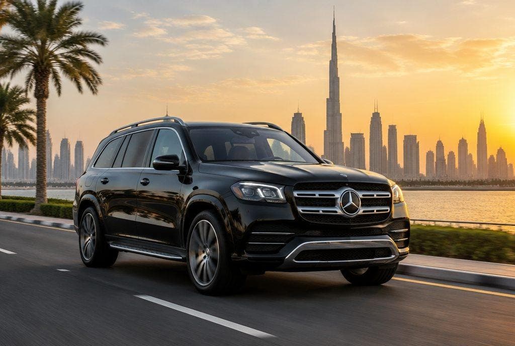 Mercedes-Benz GLS rental car in Dubai