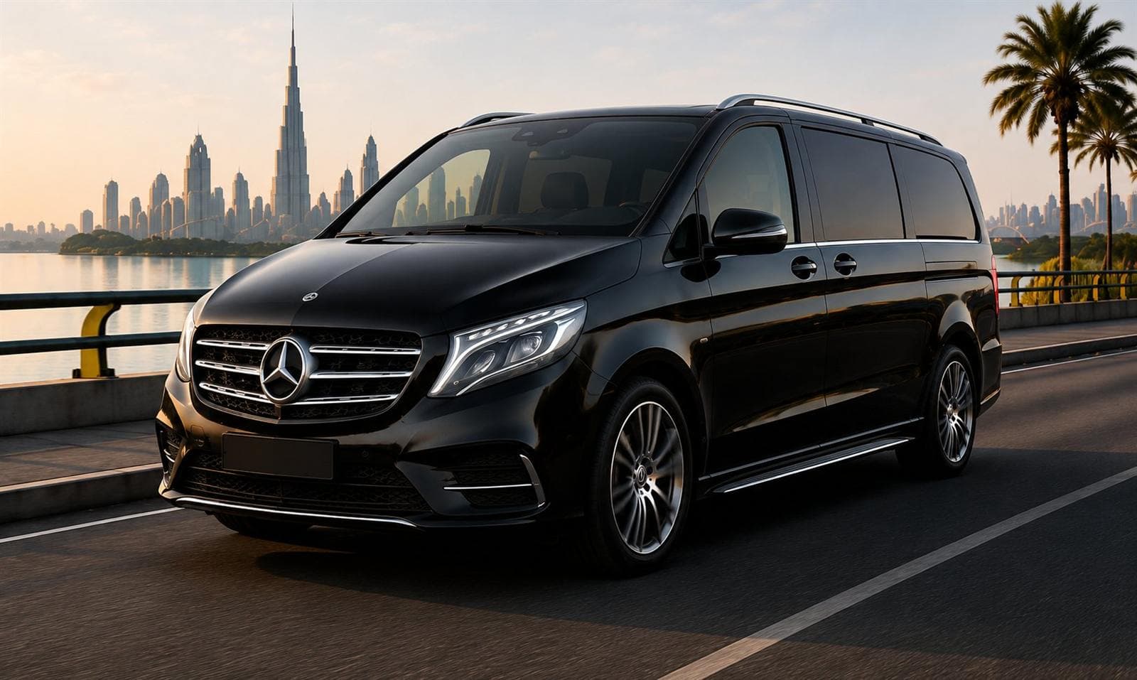 Mercedes V-Class rental car in Dubai