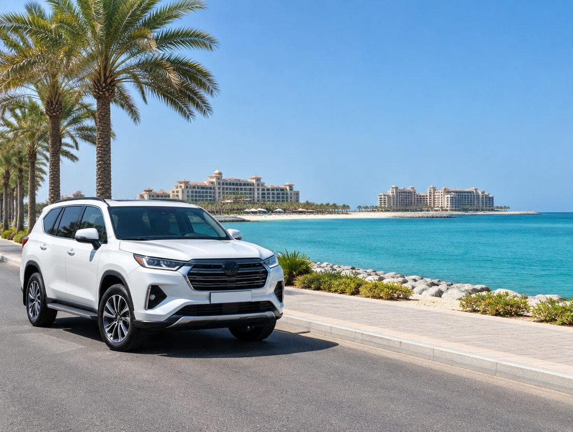 Alquiler de coches en Al Marjan Island, Ras Al Khaimah — compare empresas y precios
