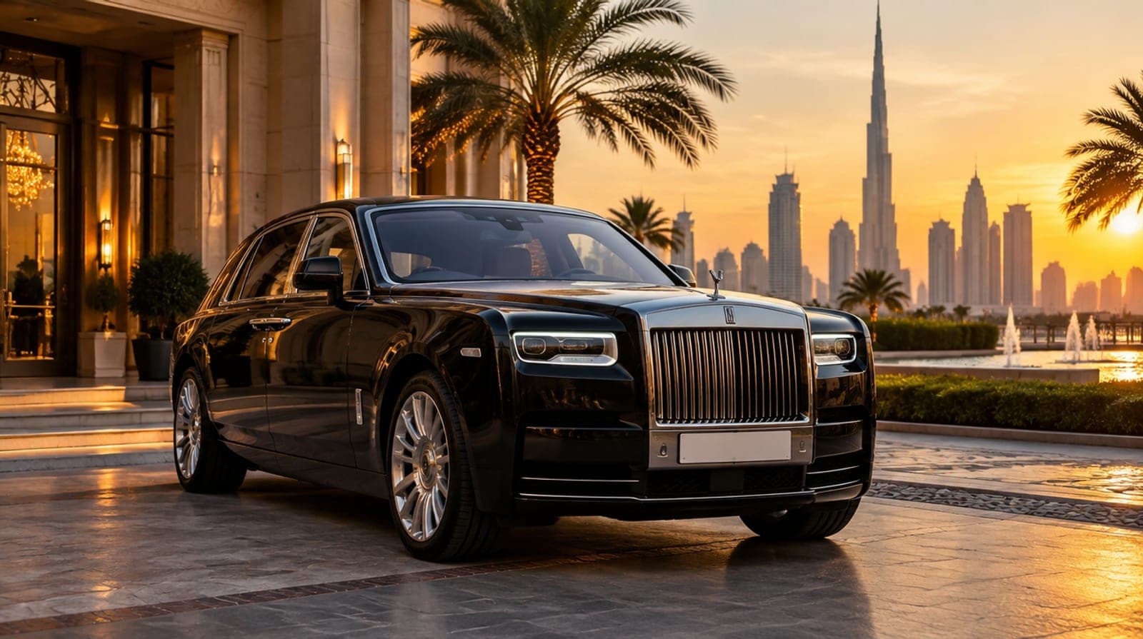 Rolls-Royce Phantom rental car in Dubai