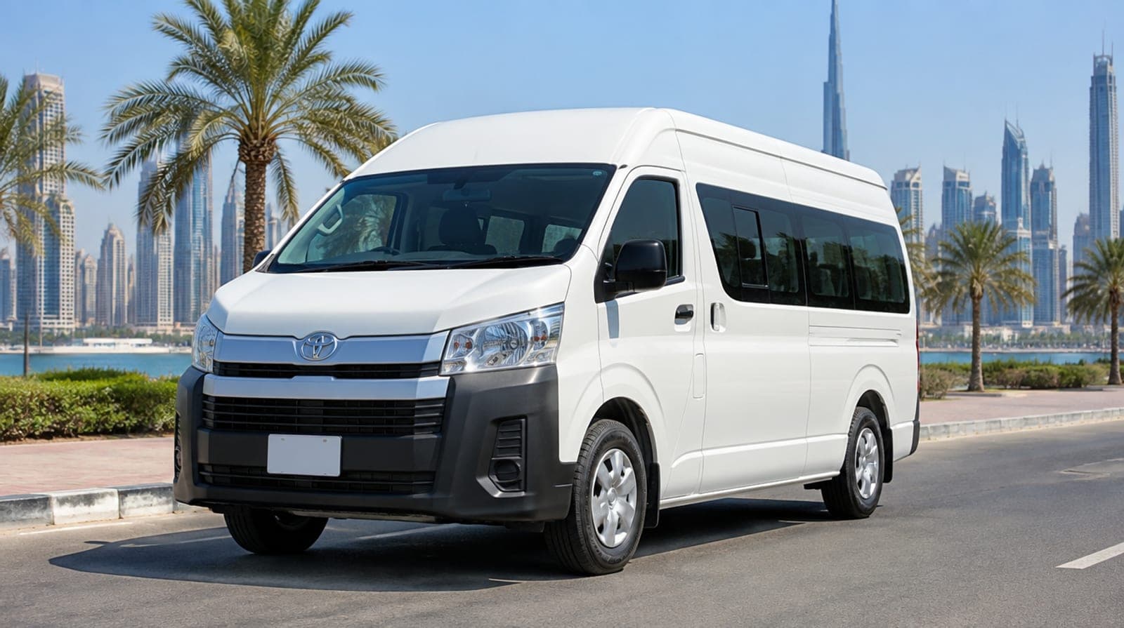Toyota Hiace rental car in Dubai