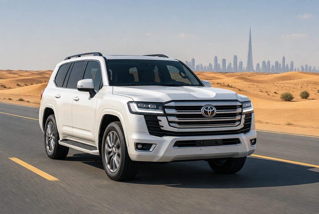Toyota Land Cruiser rental car in Dubai