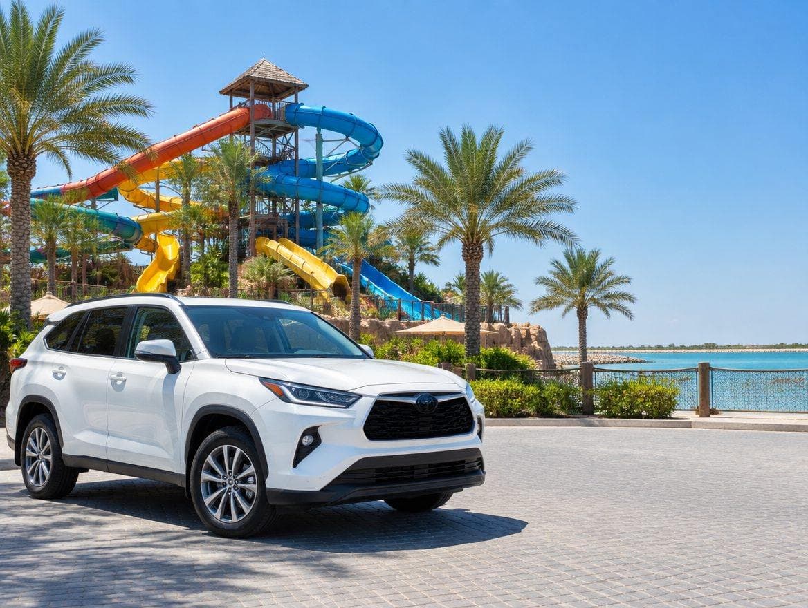 تأجير السيارات لزيارة دريم لاند أكوا بارك، أم القيوين — قارن الشركات والأسعار