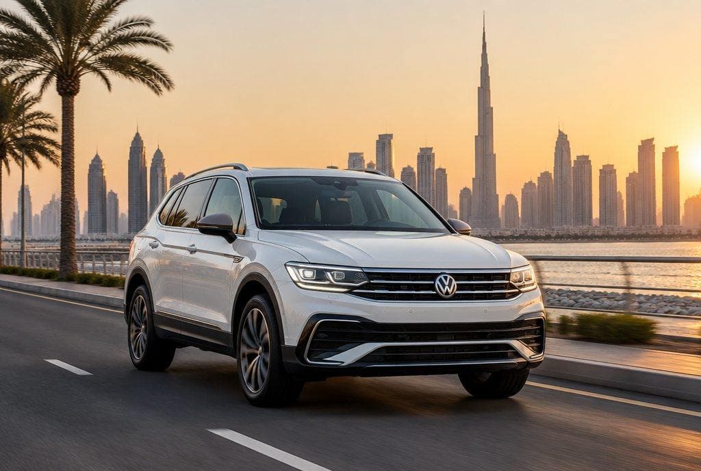 Volkswagen Tiguan rental car in Dubai
