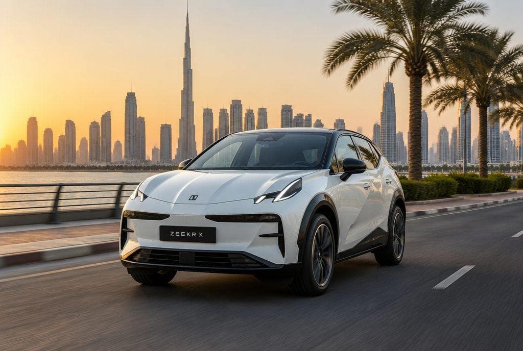 Zeekr X rental car in Dubai