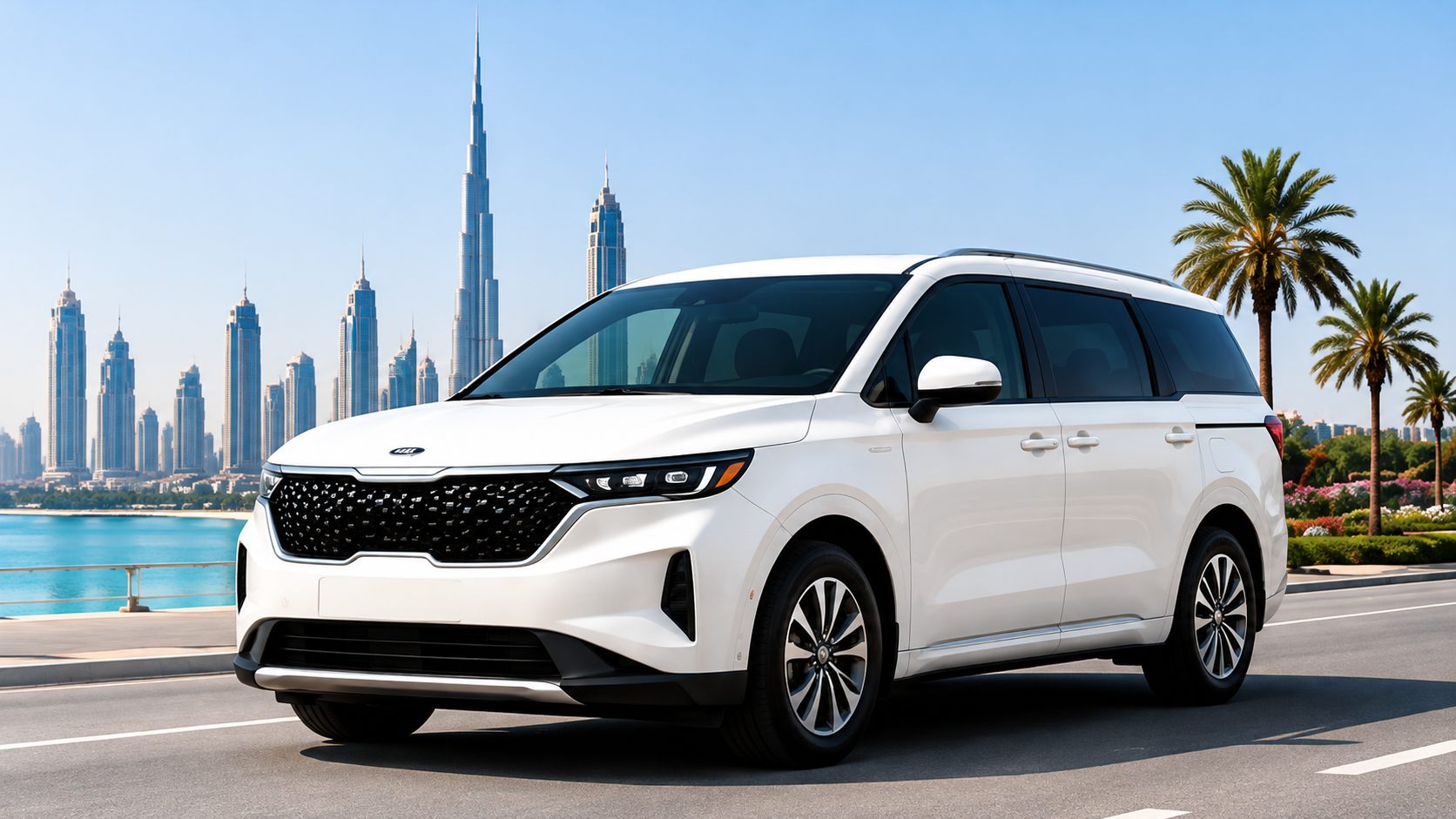 7-seater and van rental in Dubai