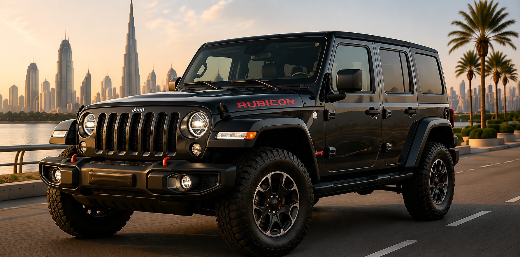Jeep Wrangler rental in Dubai — compare verified companies and real prices