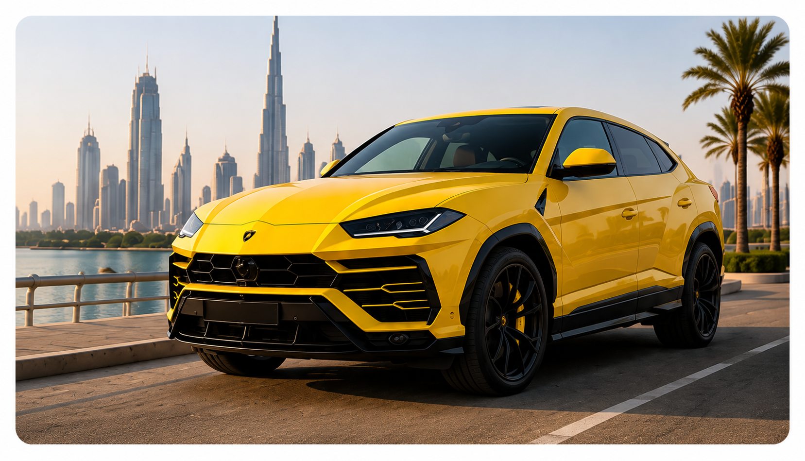 Lamborghini Urus rental in Dubai — compare verified companies and real prices
