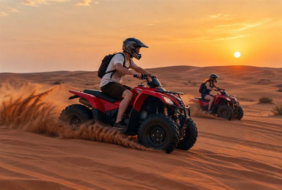 Evening + Quad desert safari in Dubai