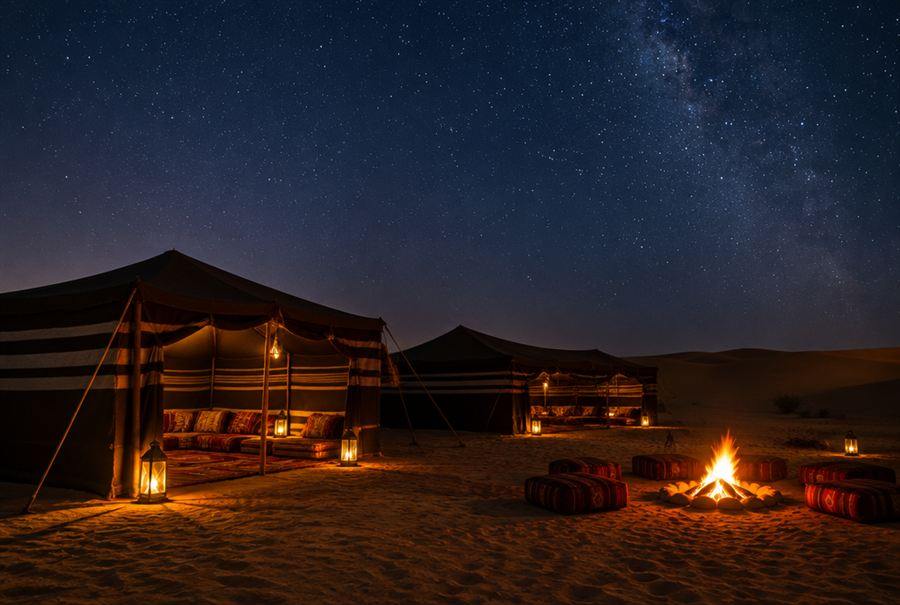 Overnight desert safari in Dubai