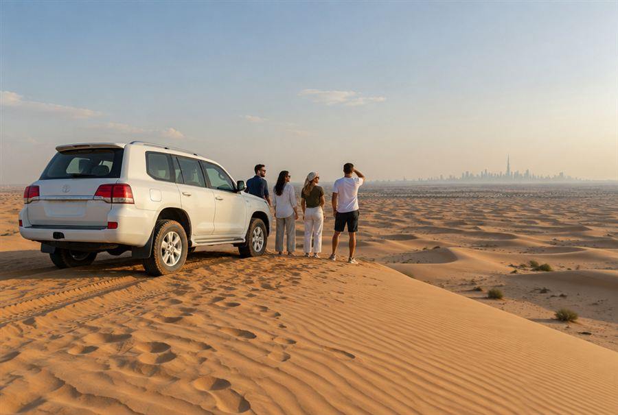 Private Vehicle desert safari in Dubai